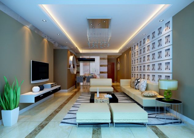 15 Marvelous False Interior Ceiling That Contemporary People Needs light blue ceiling living room ceil blue 634x450 15 Marvelous False Interior Ceiling That Contemporary People Needs