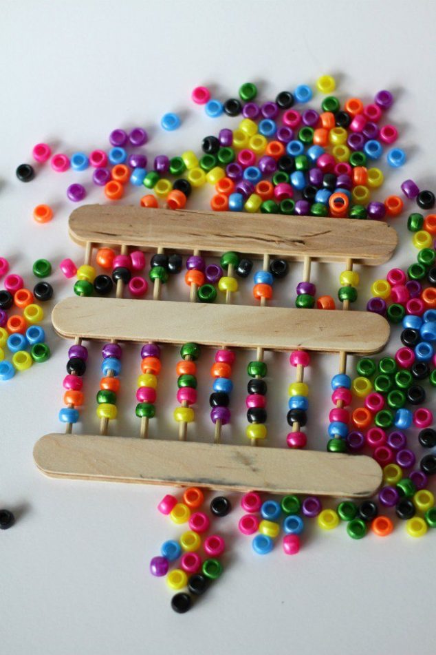 make an abacus featured on Kids Activities Blog 634x951 12 DIY Crafts With Recycled Ice Cream Sticks For Keeping Kids Busy