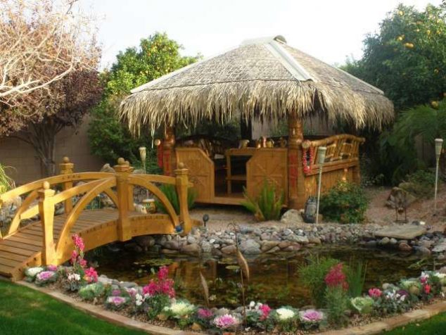 15 Inspirative Garden Pond With Bridge That You Would Like To See 7339cf94358899d763836c7240c0ec93 634x476 15 Inspirative Garden Pond With Bridge That You Would Like To See