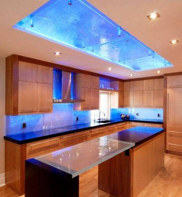 Best Led Kitchen Ceiling Lights For Your House Interior Design with Led Kitchen Ceiling Lights Home Design Planning 634x686 12 The Best LED Light Ideas For Bringing Enough Light In The Kitchen