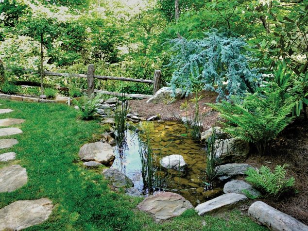  15 Cool Under Ground Garden Pond Ideas for Making Favorite Garden