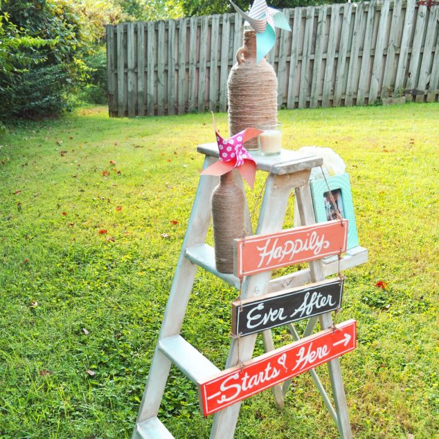 DSC 0221 1 634x634 13 Clever Ways How Reuse The Old Ladder For Garden Decoration