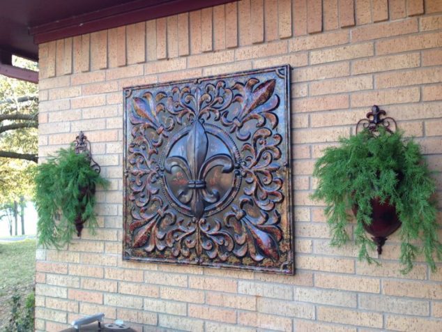 Garden Ridge Metal Wall Decor 634x476 13 Outdoor Wall Artwork That You Would Like To Add In Your Outdoor Place
