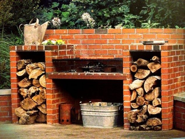 How To Build A Brick Barbecue For Your Backyard 5 634x476 13 Bricks Backyard Barbecue That You Could Build For The Weekend
