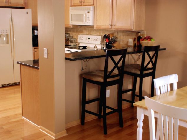  13 Affordable Half Wall In Kitchen For Breakfast Bar Idea