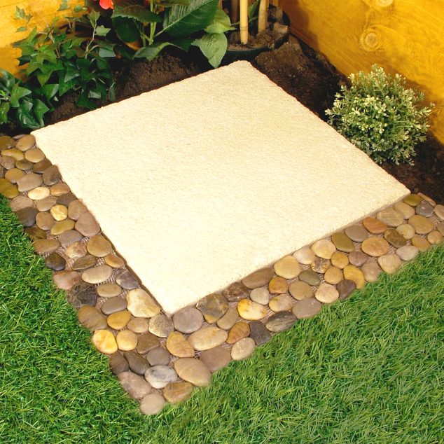 garden great garden edging stone decor ideas stone edging around together with ideas for garden border lawn garden photo garden edging ideas 634x634 15 Creative Garden Edging Ideas For A Better Outdoor Look