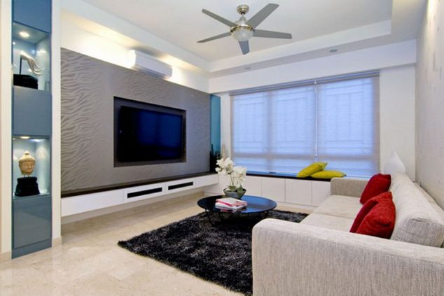 13 Peaceful Living Rooms That Will Bring Pure Harmony In The House home living room ideas ultra modern living room home interior decoration ideas picture with white theme color design combine with soft red and white color 634x423 13 Peaceful Living Rooms That Will Bring Pure Harmony In The House