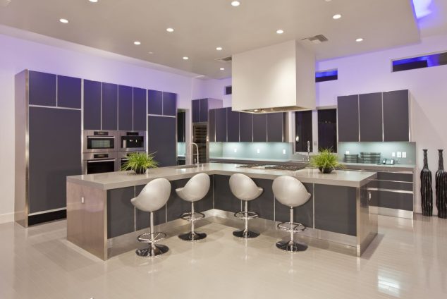 led kitchen lights 634x424 12 The Best LED Light Ideas For Bringing Enough Light In The Kitchen