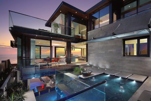 16 Garden And Backyard Swimming Pool Stepping Ideas that You Dream For modern villa dana point designrulz 004 634x423 16 Garden And Backyard Swimming Pool Stepping Ideas that You Dream For