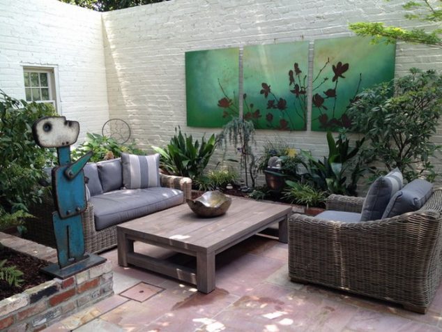 13 Outdoor Wall Artwork That You Would Like To Add In Your Outdoor Place outdoor wall art flowers 634x476 13 Outdoor Wall Artwork That You Would Like To Add In Your Outdoor Place
