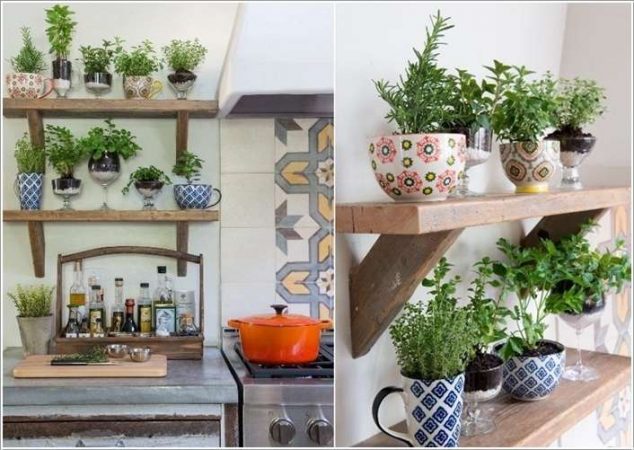 16 Simple Ideas For Wall Decoration In The Small Kitchen 146 634x450 16 Simple Ideas For Wall Decoration In The Small Kitchen