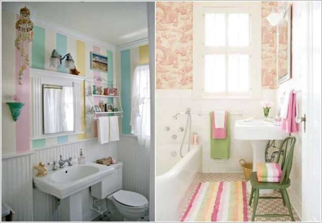 14 Small Bathroom Makeovers that Will Grab Your Attention 177 634x438 14 Small Bathroom Makeovers that Will Grab Your Attention