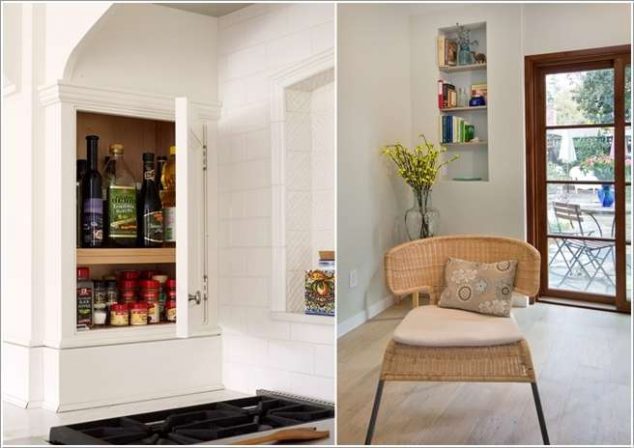 14 Clever Ideas How To Use The Walls For Storage And To Save Space 710 634x448 14 Clever Ideas How To Use The Walls For Storage And To Save Space