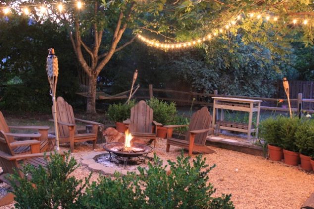 10+ Urban DIY Backyard and Patio Lighting Ideas Backyard Ideas On A Budget 634x423 10+ Urban DIY Backyard and Patio Lighting Ideas