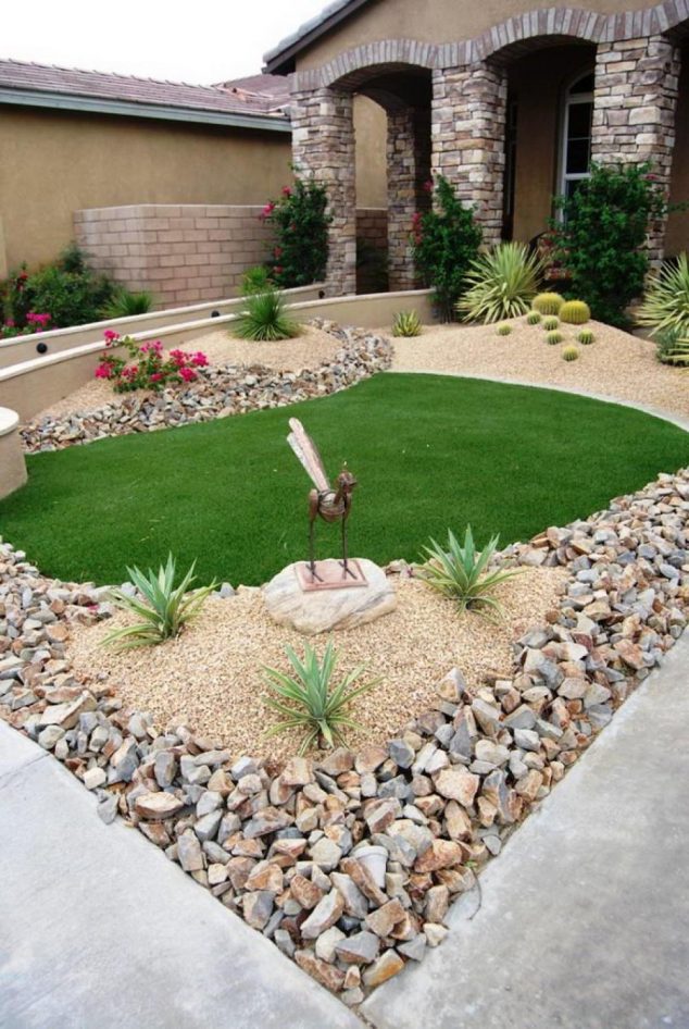 Front garden ideas 8 634x946 15 Simple Landscape in The Front Yard Only For Your Eyes