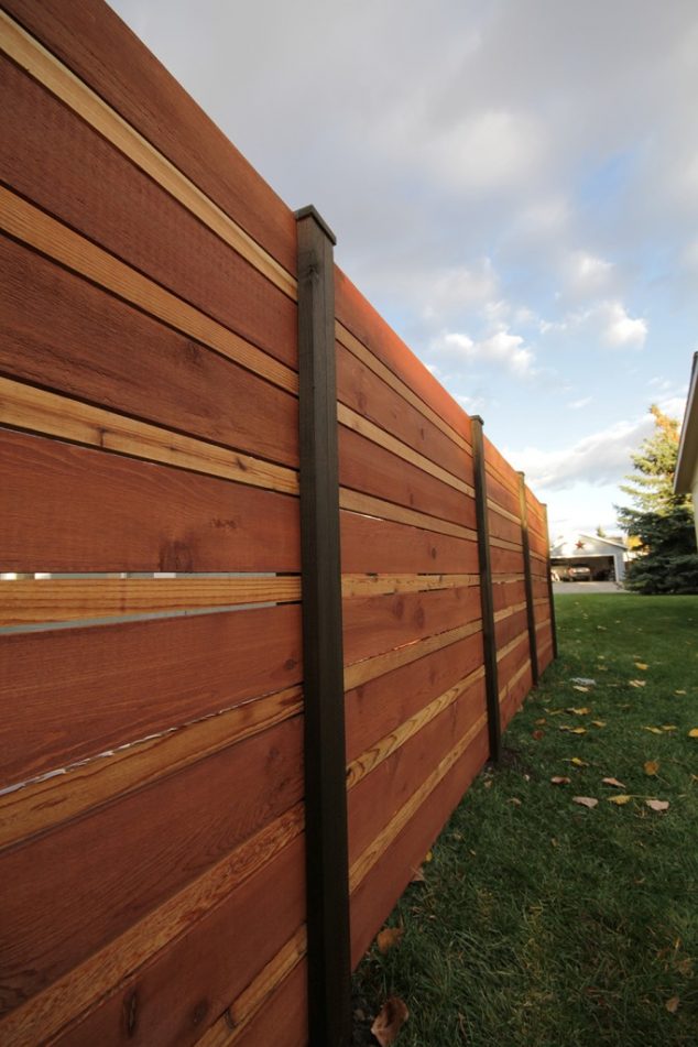 Horizontal Fence Styles 634x951 16 Trend setting Fence Panels for Making The Most Out of The Garden