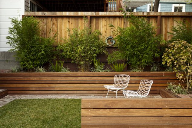 Inspired bamboo fence roll in Landscape Modern with Flower Bed next to Boxwood Shrub Pictures alongside Hiding Electric Panels andHow To Hide Ugly Wall  634x423 16 Trend setting Fence Panels for Making The Most Out of The Garden
