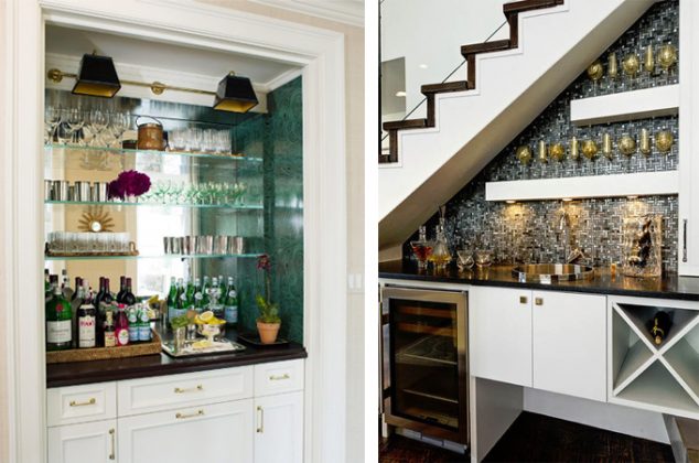 15 Smart Ways How To Decorate Your Home With Built Ins To Save Space Matouk Bar Built Ins 634x420 15 Smart Ways How To Decorate Your Home With Built Ins To Save Space
