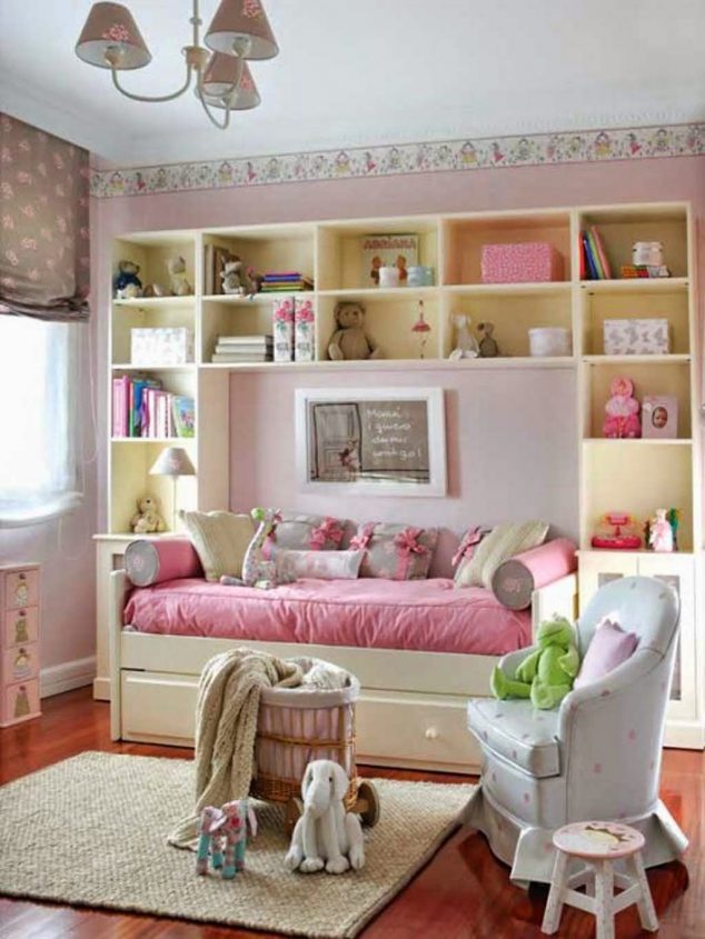 beddies13 634x845 14 Clever Ideas How To Use The Walls For Storage And To Save Space