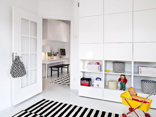 14 Clever Ideas How To Use The Walls For Storage And To Save Space built in storage and study 634x476 14 Clever Ideas How To Use The Walls For Storage And To Save Space