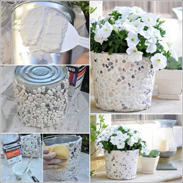 homemade outdoor decorating tutorials 634x634 18 Brilliant Uses of River Rocks For Exclusive Home Decoration