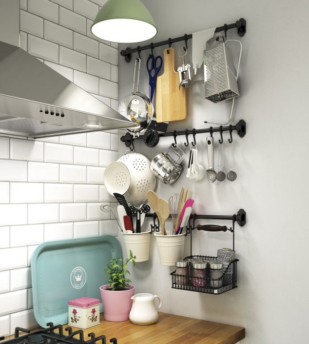 14 Clever Ideas How To Use The Walls For Storage And To Save Space ikea organizador pared serie fintorp PH128071 634x705 14 Clever Ideas How To Use The Walls For Storage And To Save Space