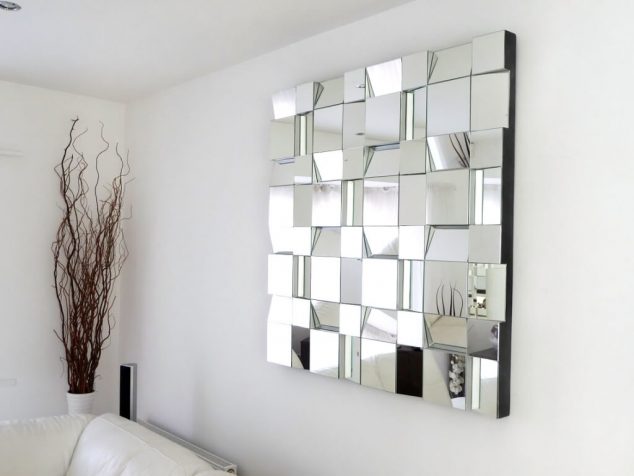 large designer wall mirrors decoration contemporary large decorative wall mirrors for modern wall on wall designs nice 634x476 15 Wall Decoration That Tells a Lot About The House