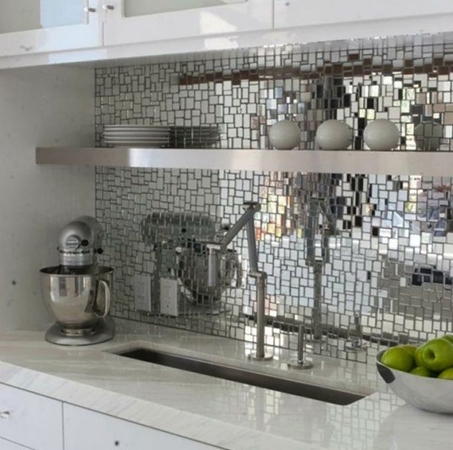 15 Wall Decoration That Tells a Lot About The House mirrorwall 634x631 15 Wall Decoration That Tells a Lot About The House