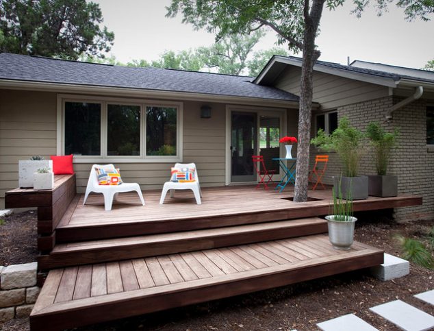 modern deck 634x483 Divine Decor: 13 Deck Design In Small Backyard That You Must See