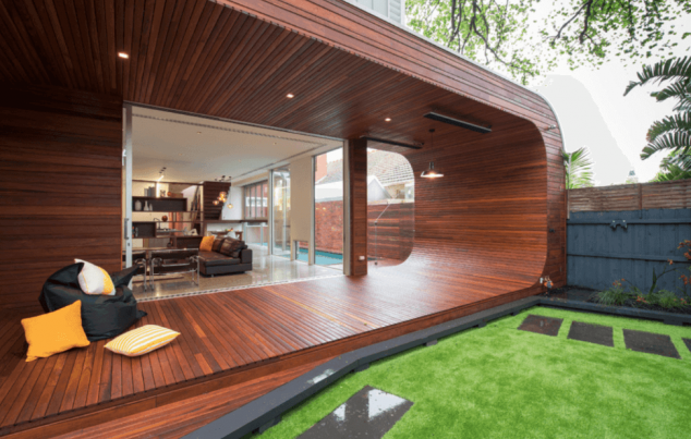 Divine Decor: 13 Deck Design In Small Backyard That You Must See modern design wooden deck 634x403 Divine Decor: 13 Deck Design In Small Backyard That You Must See