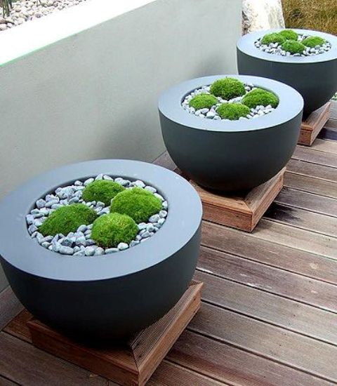 12 Absolutely Great Garden Decor Ideas For Stylish Garden modern planter to make your outdoors stylish 30 12 Absolutely Great Garden Decor Ideas For Stylish Garden