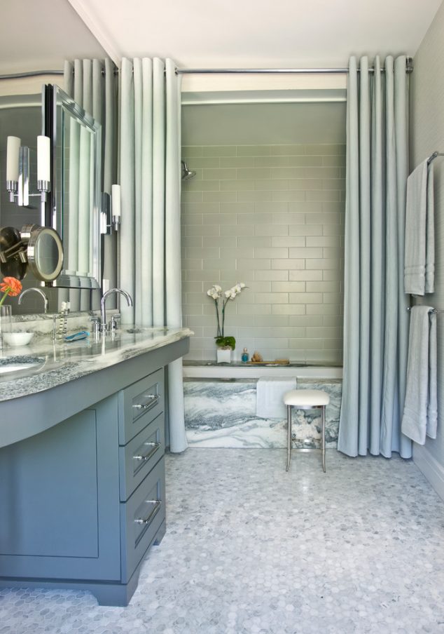 14 Small Bathroom Makeovers that Will Grab Your Attention traditional bathroom 11 634x904 14 Small Bathroom Makeovers that Will Grab Your Attention
