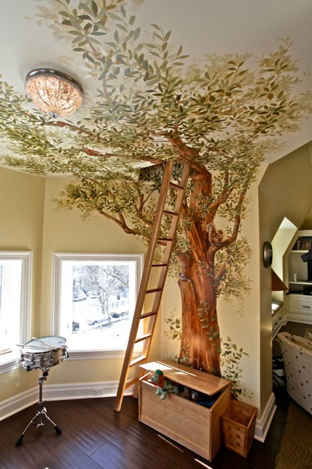 15 Tree Sided Wall Decor For The Blank And Boring Walls In The House 04 634x951 15 Tree Sided Wall Decor For The Blank And Boring Walls In The House