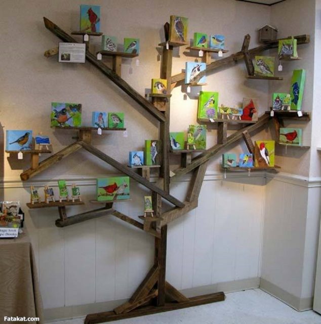 14487370308286 634x640 15 Tree Sided Wall Decor For The Blank And Boring Walls In The House