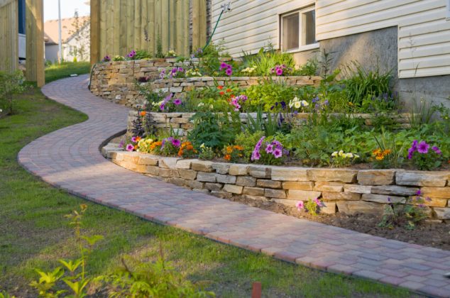 20 retaining wall feb13 1 634x420 19 Dramatic Terraced Planter Ideas For Creating Landscaping Show