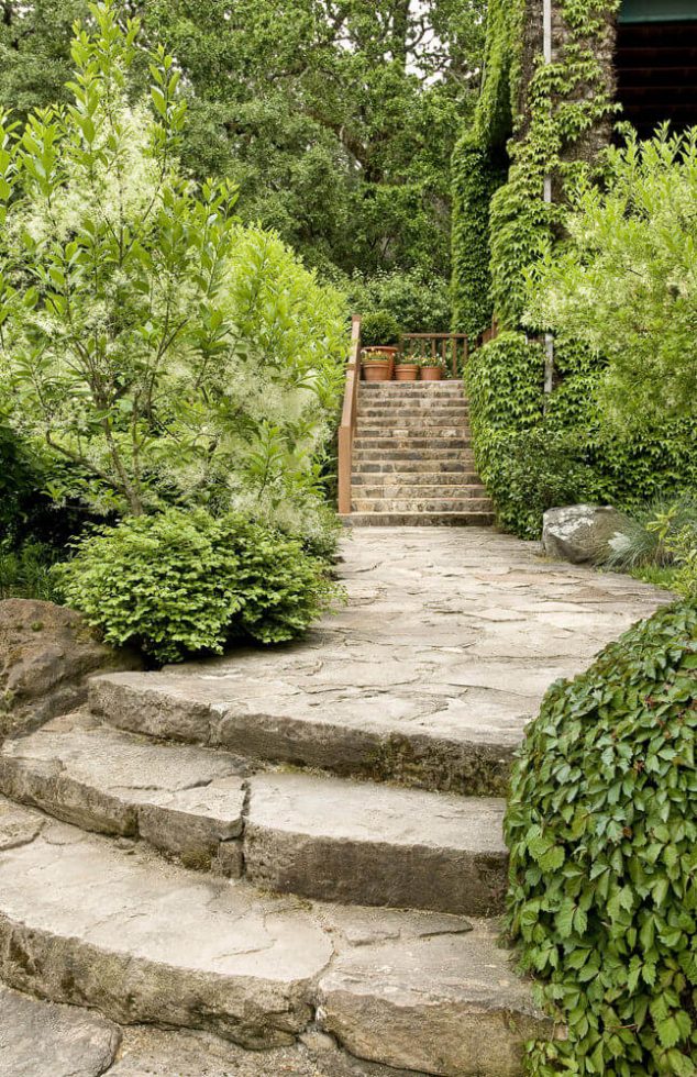 25garden steps 634x980 12 of The Very Attractive Garden Landscaping Stepping Ideas