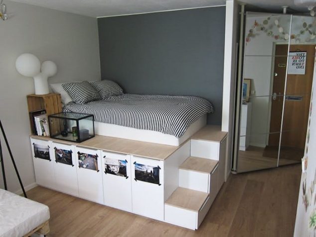 4 119 634x476 13 Useful DIY Ideas on How to Build Platform Bed