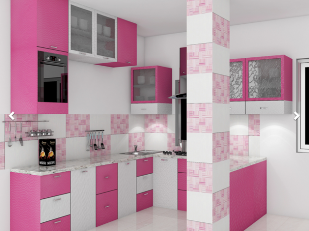 5 634x475 14 Dream Designed Small Kitchen in Pink Color That Will Amaze You