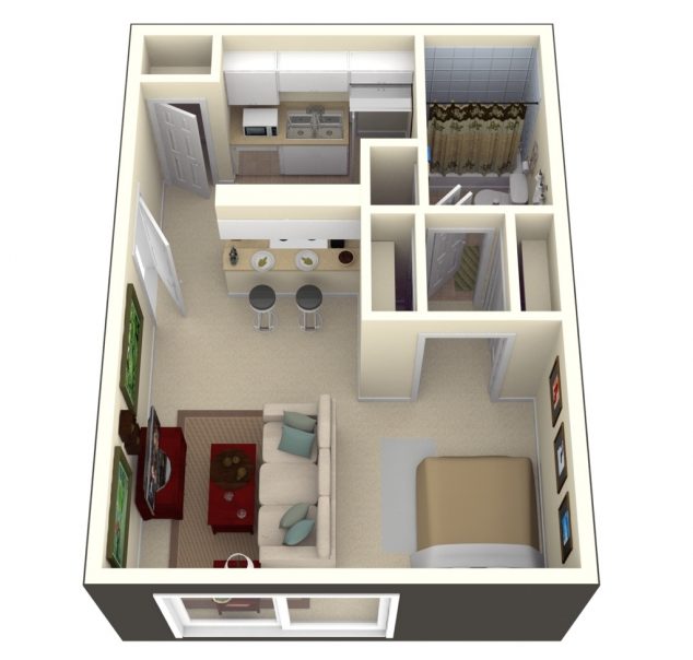 500 sq ft house interior design 500 square feet apartment floor plan botilight 1 634x604 15 Studio Loft Apartment Floor Plans For Home Design