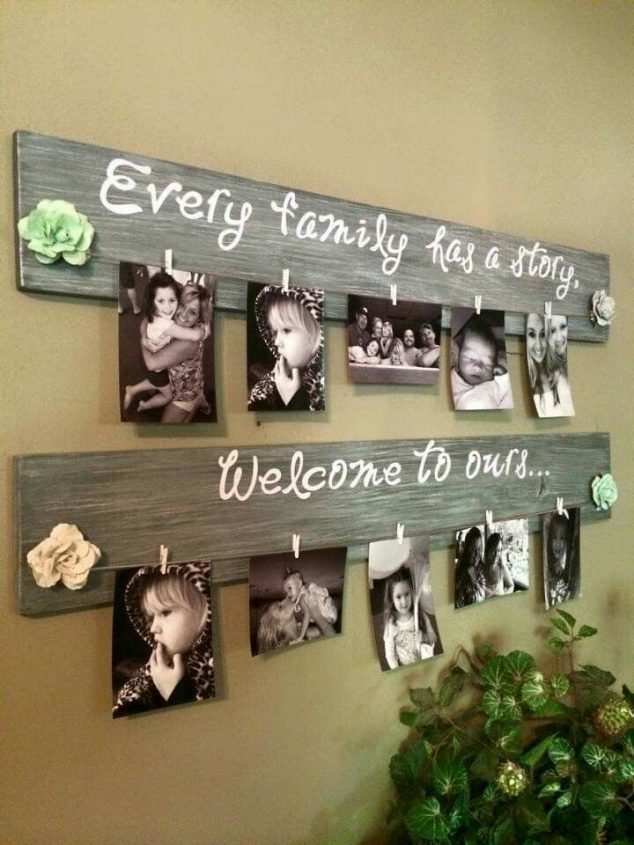 71264181f51bc577edc3e1c465bbd1aa 634x845 12 Shocking Ideas to Create Nice Looking Family Gallery Wall