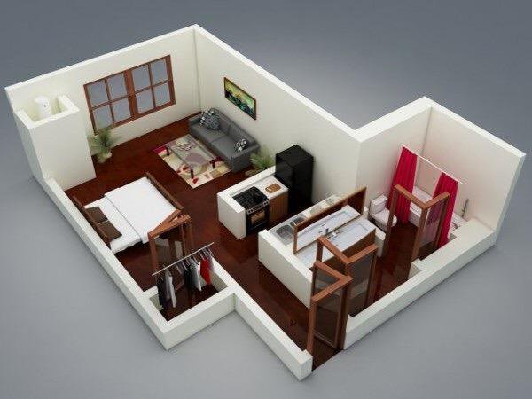 15 Studio Loft Apartment Floor Plans For Home Design