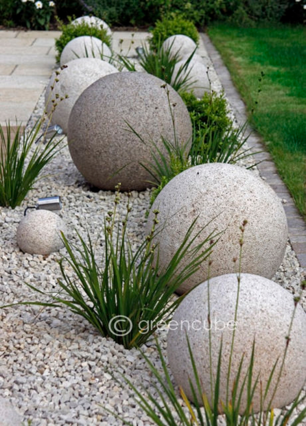 DIY Concrete Garden Globes 16 Magnetic Garden Design That Will Attract Your Attention