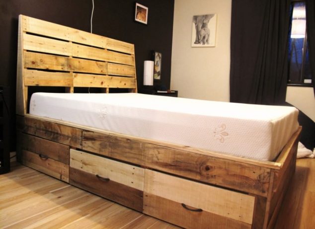 Diy Twin Platform Bed With Storage 634x461 13 Useful DIY Ideas on How to Build Platform Bed