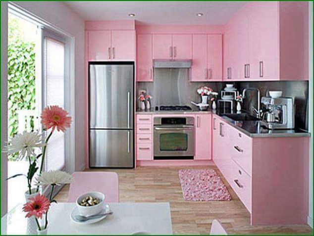 FB IMG 1457448349089 634x477 14 Dream Designed Small Kitchen in Pink Color That Will Amaze You
