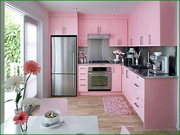 14 Dream Designed Small Kitchen in Pink Color That Will Amaze You FB IMG 1457448349089 634x477 14 Dream Designed Small Kitchen in Pink Color That Will Amaze You
