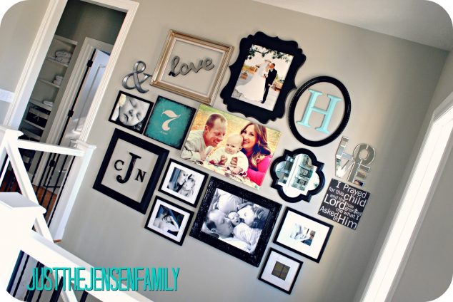 GalleryWall004 634x424 12 Shocking Ideas to Create Nice Looking Family Gallery Wall