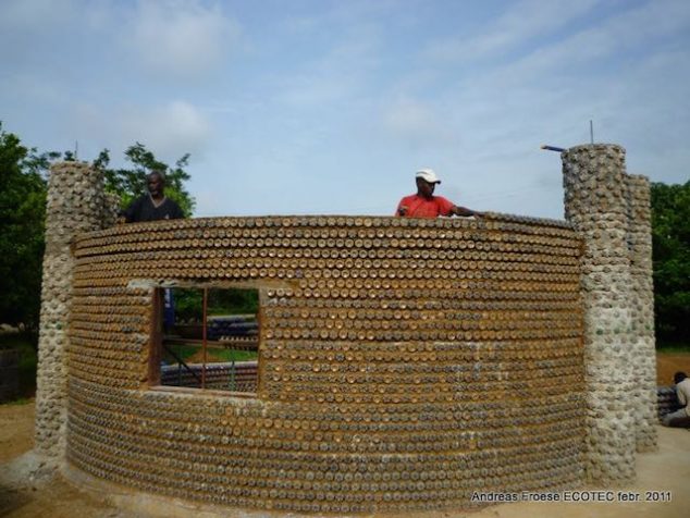 Plastic bottle house Facebook Andreas Froese 634x476 How to Build a House by Using Plastic Bottles