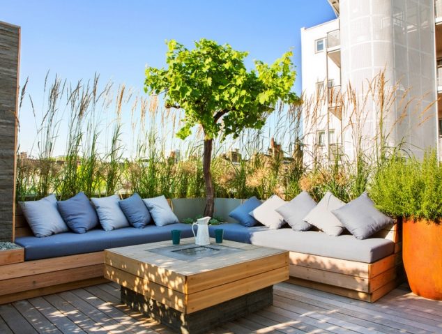 15 Stunning Roof Top Balcony Garden Design That Will Surprise You balcony privacy 4 634x479 15 Stunning Roof Top Balcony Garden Design That Will Surprise You