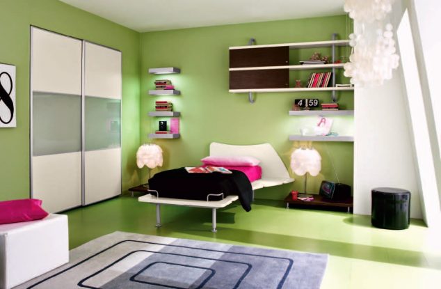 16 of The Best Kids Rooms That You Need to See Today foto2Bdesain2Bkamar2Btidur2Bminimalis2Bwarna2Bhijau 634x415 16 of The Best Kids Rooms That You Need to See Today