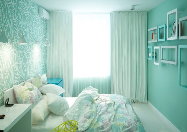 green bedroom 634x449 15 Teen Rooms Decor Ideas That Will Make You Say Wow